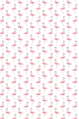 Roller blind modern flamingos print