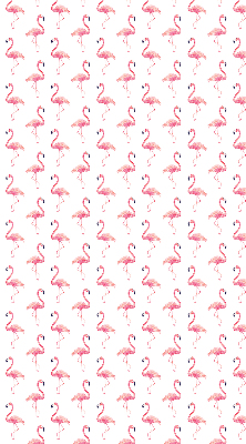 Modern roller blind Flamingos