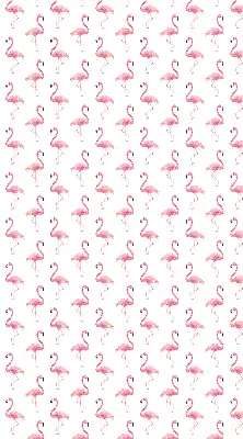 Roller blind modern flamingos print
