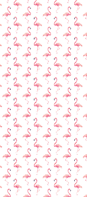 Modern roller blind Flamingos