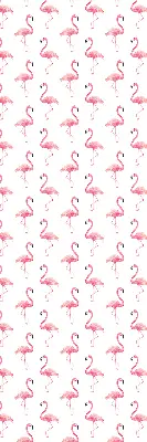Roller blind modern flamingos print