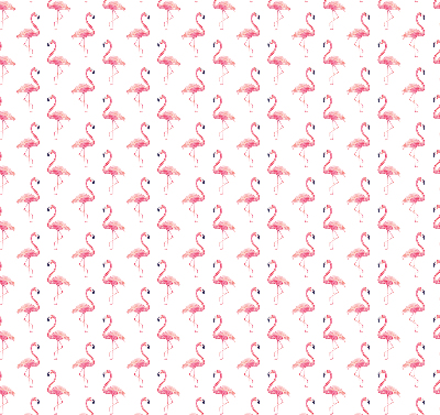 Modern roller blind Flamingos