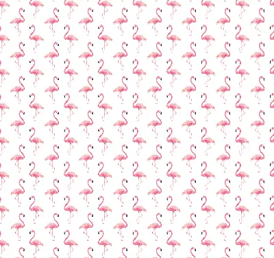Roller blind modern flamingos print