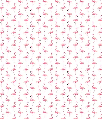 Roller blind modern flamingos print