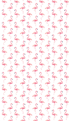 Modern roller blind Flamingos