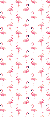 Modern roller blind Flamingos