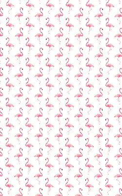Roller blind modern flamingos print