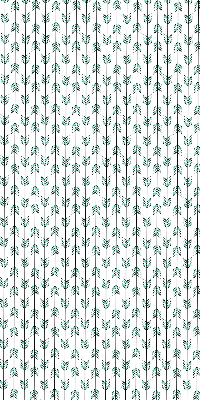 Roller blind for large window Small colorful fir trees