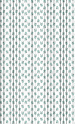Roller blind for large window with small colorful fir tree pattern
