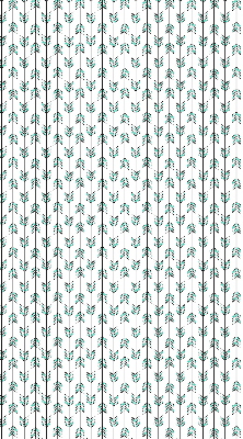 Roller blind for large window Small colorful fir trees