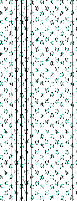 Roller blind for large window Small colorful fir trees