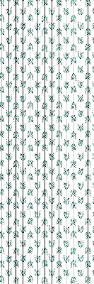 Roller blind for large window Small colorful fir trees