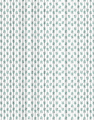 Roller blind for large window Small colorful fir trees