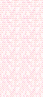 Fabric roller blind Pink up and down arrows