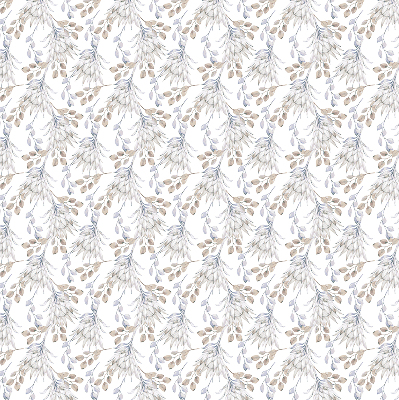 Modern roller blind White flowers