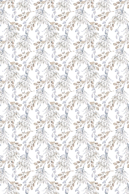 Modern roller blind White flowers