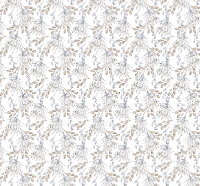 Modern roller blind White flowers