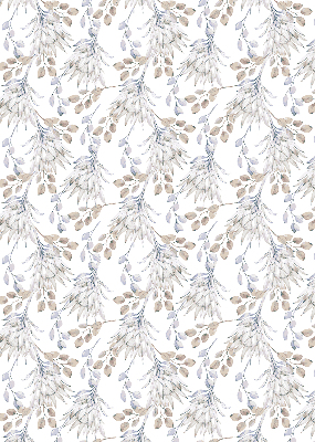 Modern roller blind White flowers