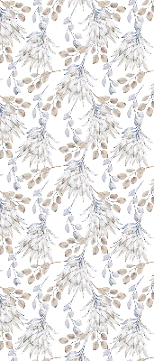 Modern roller blind White flowers