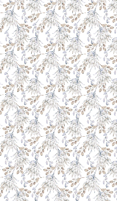 Modern roller blind White flowers