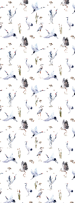 Roller blind for large window Herons