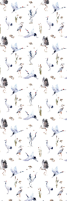 Roller blind for large window Herons