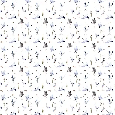 Herons roller blind for large windows