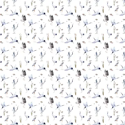 Herons roller blind for large windows