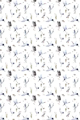 Herons roller blind for large windows