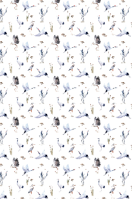 Roller blind for large window Herons