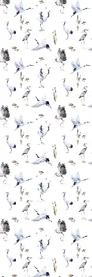 Herons roller blind for large windows