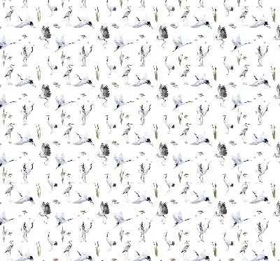 Herons roller blind for large windows