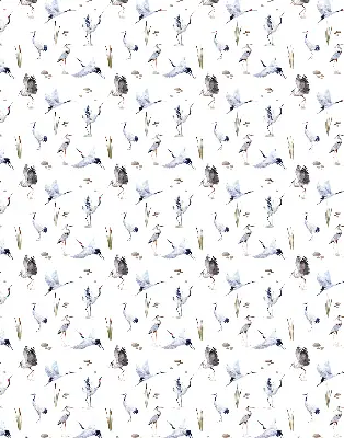 Herons roller blind for large windows