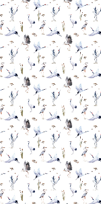 Roller blind for large window Herons