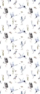Herons roller blind for large windows