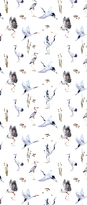Roller blind for large window Herons