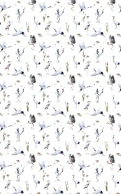 Herons roller blind for large windows