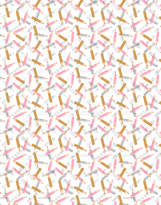 Fabric roller blind Crayons