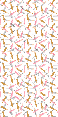 Fabric roller blind Crayons