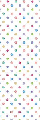 Modern roller blind Colorful dots