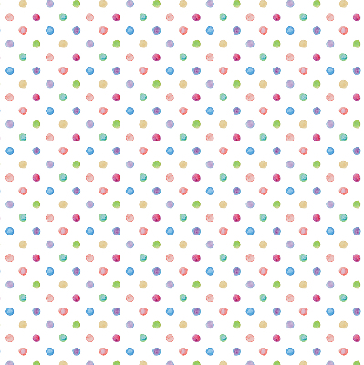 Modern roller blind colorful dots pattern
