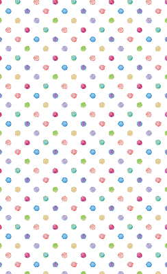 Modern roller blind Colorful dots