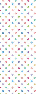 Modern roller blind Colorful dots