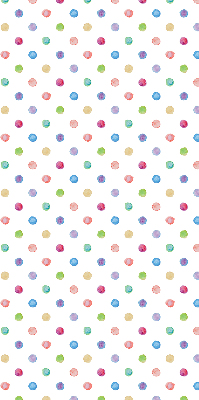 Modern roller blind Colorful dots