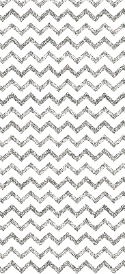 Roller blind for large window Gray horizontal zigzags