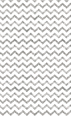 Roller blind for large window in gray horizontal zigzags