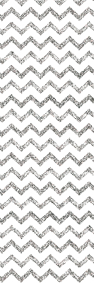 Roller blind for large window Gray horizontal zigzags