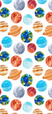 Fabric roller blind Planets