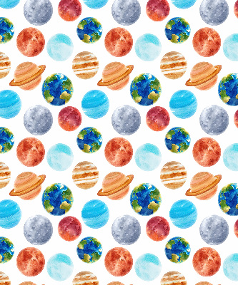 Fabric roller blind Planets