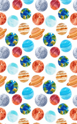 Fabric roller blind Planets